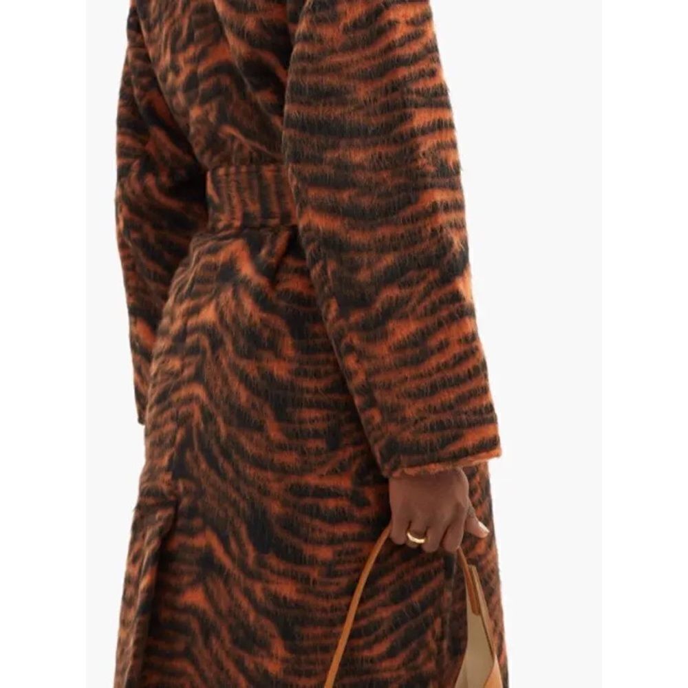 STAND STUDIO Pam wool blend Coat - Rust/Black - Picture 3 of 16